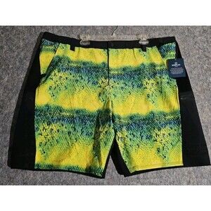 Magellan Men's Size 3XL Dorado Snake Print Pro Angler Hybrid Tech Swim Shorts